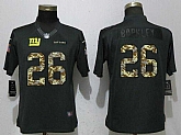 Women Nike Giants 26 Saquon Barkley Anthracite Salute To Service Limited Jersey,baseball caps,new era cap wholesale,wholesale hats